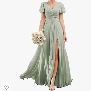 Bridesmaid Sage Green Dress